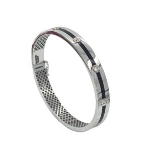 18KT Rodium Polish Gold Kada