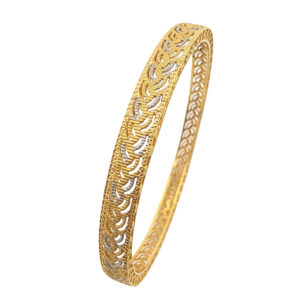 Gold Rodium Bangle
