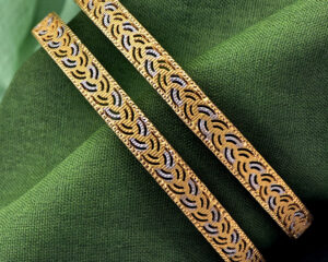 Gold Rodium Bangle
